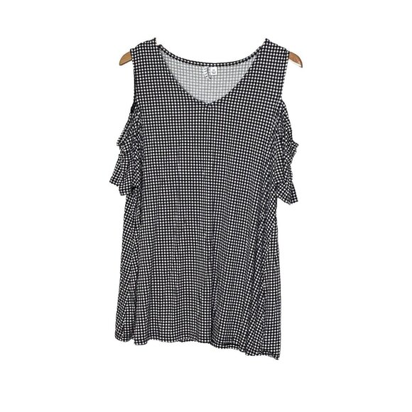 Elle Tops - Elle Women’s Blouse Size Xxl Exposed Shoulders Sleeve